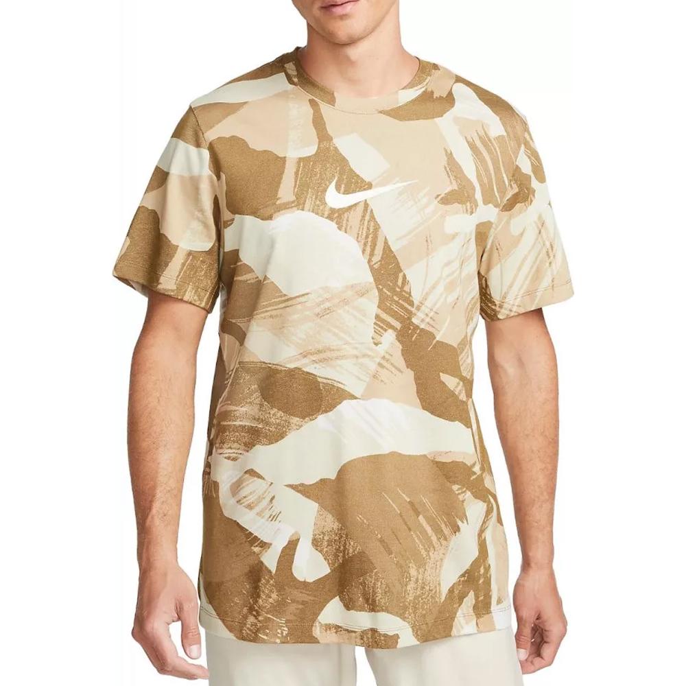 Nike T-shirts Marron Homme Nike Camo