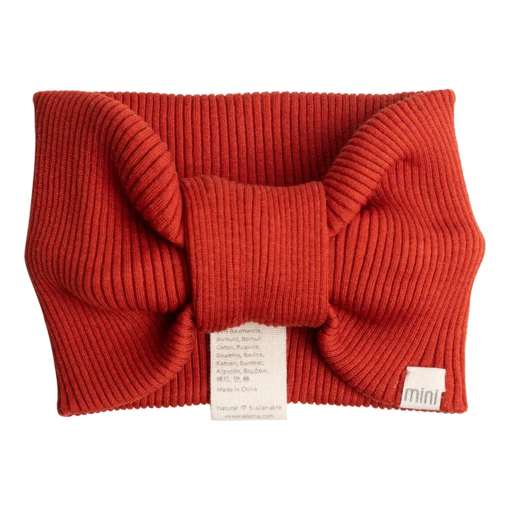 Minimalisma Headband en Soie Bi | Rouge