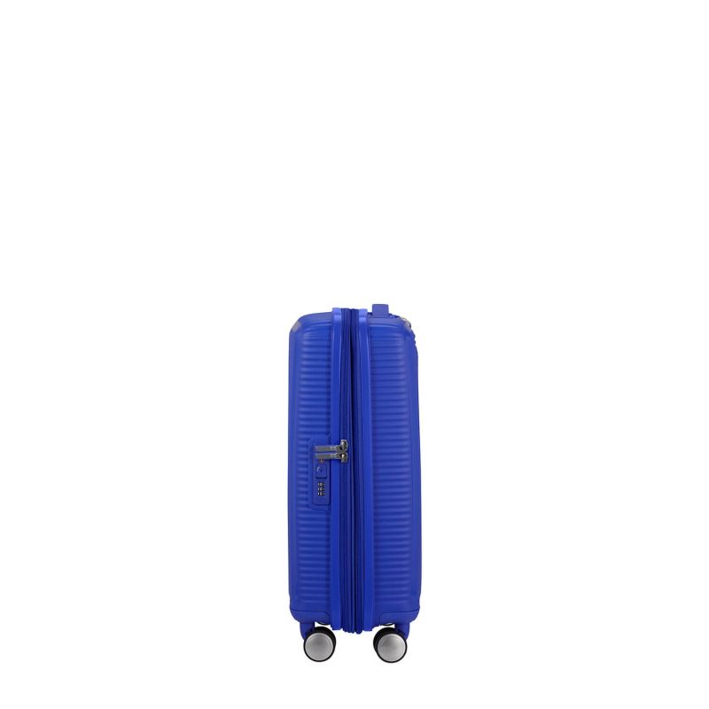 Valise cabine rigide Soundbox Extensible 55 cm Cobalt Blue