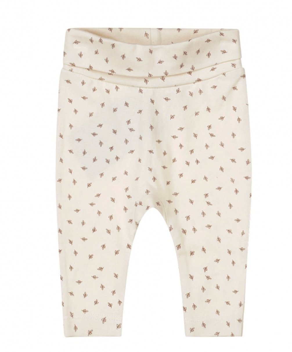 Dirkje Dirkje broekje high waist off white aop
