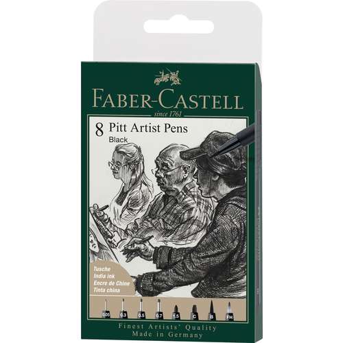 FABER-CASTELL Pitt Artist Pen Tuschestift Sets