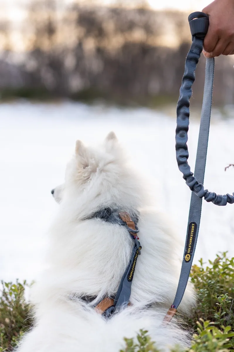 Seleverkstedet Trekreg dog harness Grå/brun