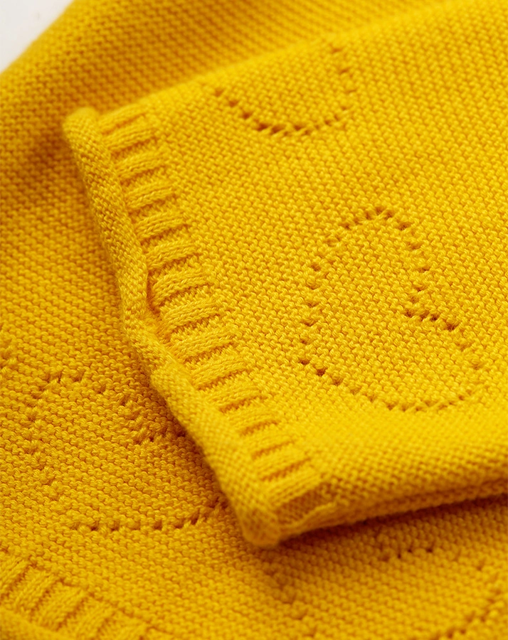 Strickjacke PIPER POINTELLE in bumblebee