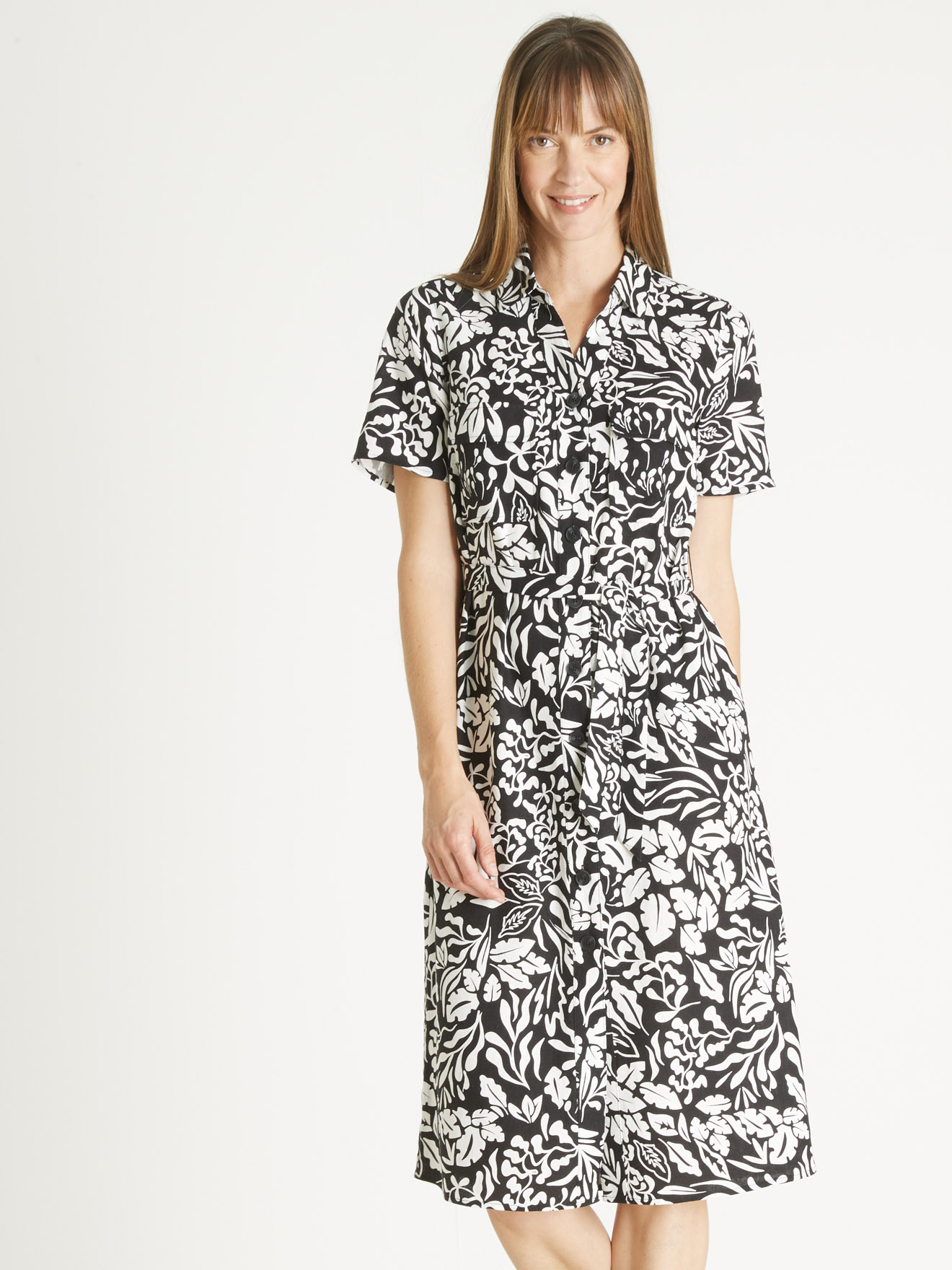 Robe chemisier toute boutonnée