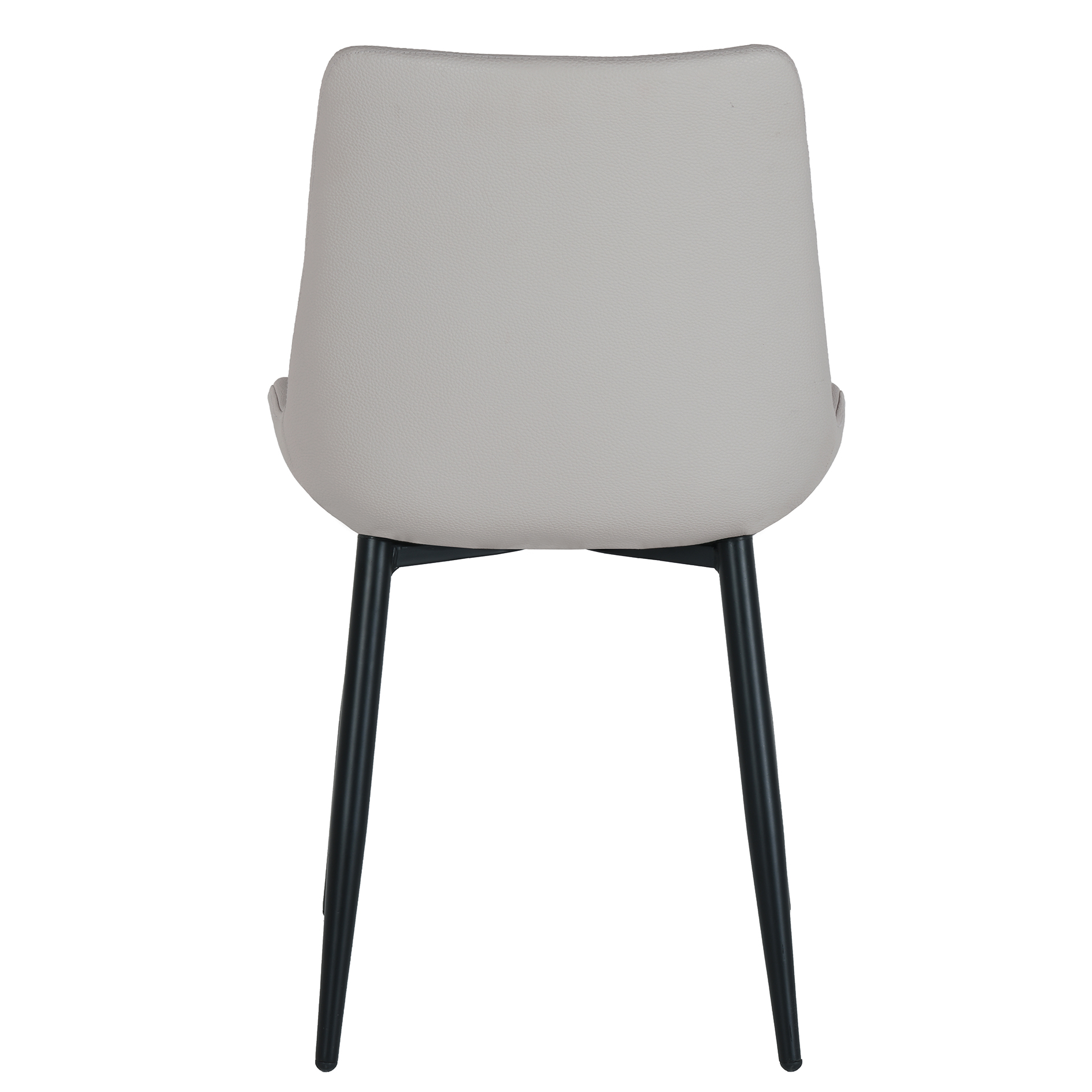 Polsterstuhl - hellgrau - 88 cm