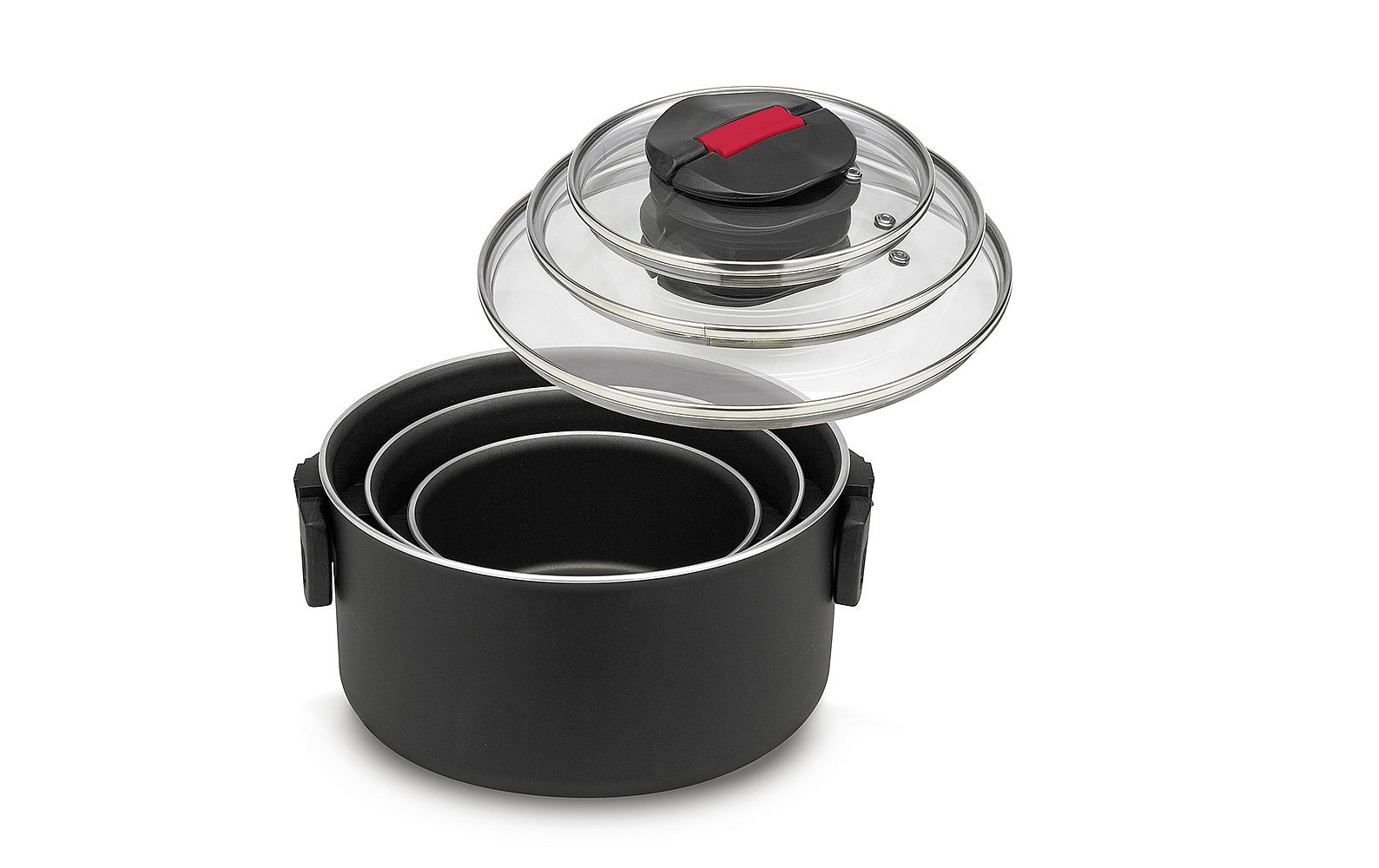 Koch-Set Keravis Click & Cook 6-tlg.<br>Kochtopf-Set