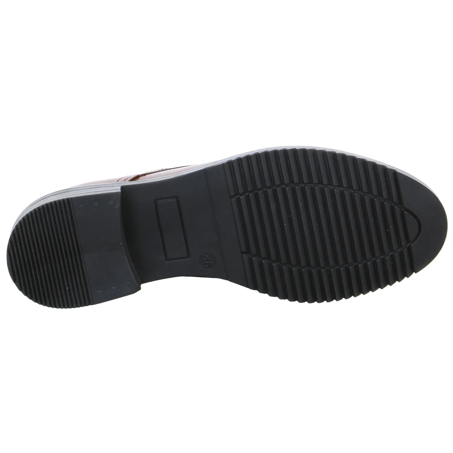 SCHUHENGEL Schnürschuh Cognac Leder