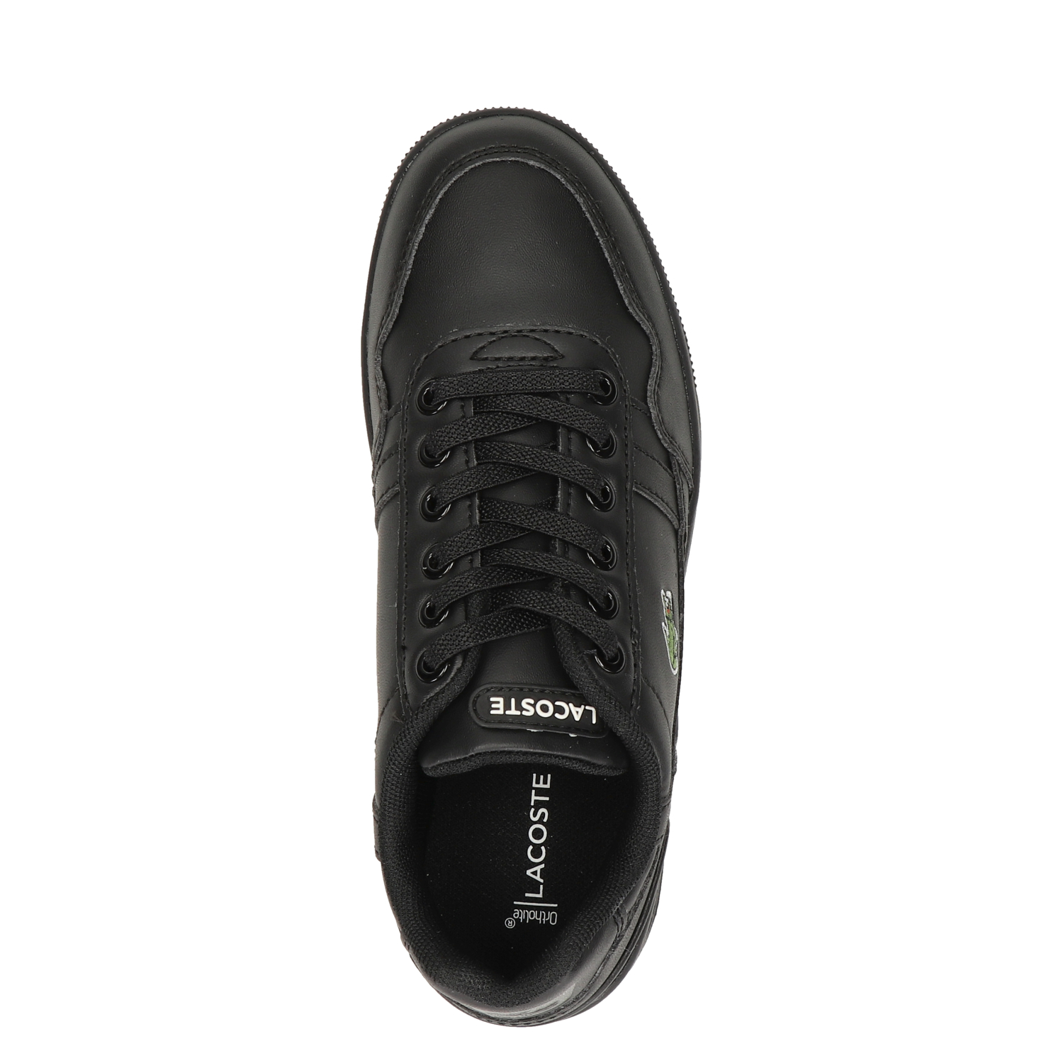 T-Clip Kids jongens sneaker Lacoste Zwart