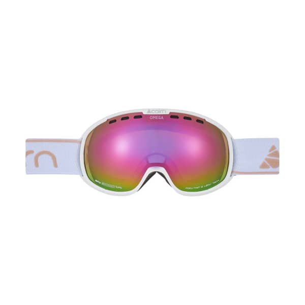 Masque de ski CAIRN OMEGA SPX3 MAT WHITE LATTE