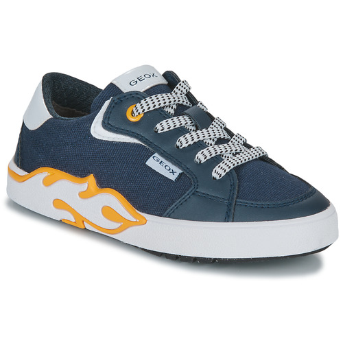 Geox - J ALPHABEET BOY A - Bleu / Jaune
