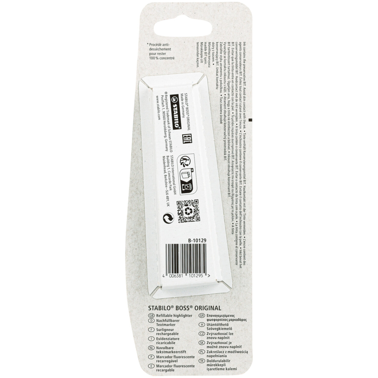 Stabilo Boss Leuchtmarker gelb