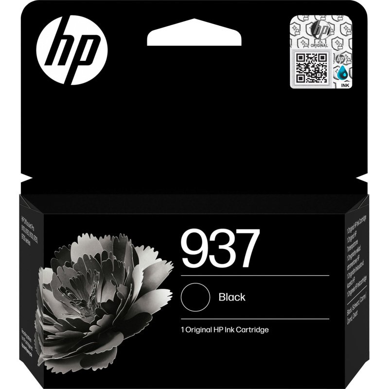 Cartouche HP 937 noire pour imprimante jet d'encre