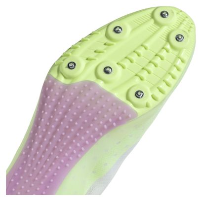 Chaussures d'Athlétisme Unisexe adidas Performance Sprintstar Blanc Vert Rose