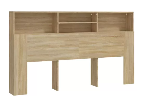 Armoire de tête de lit chêne sonoma 180x19x103,5 cm