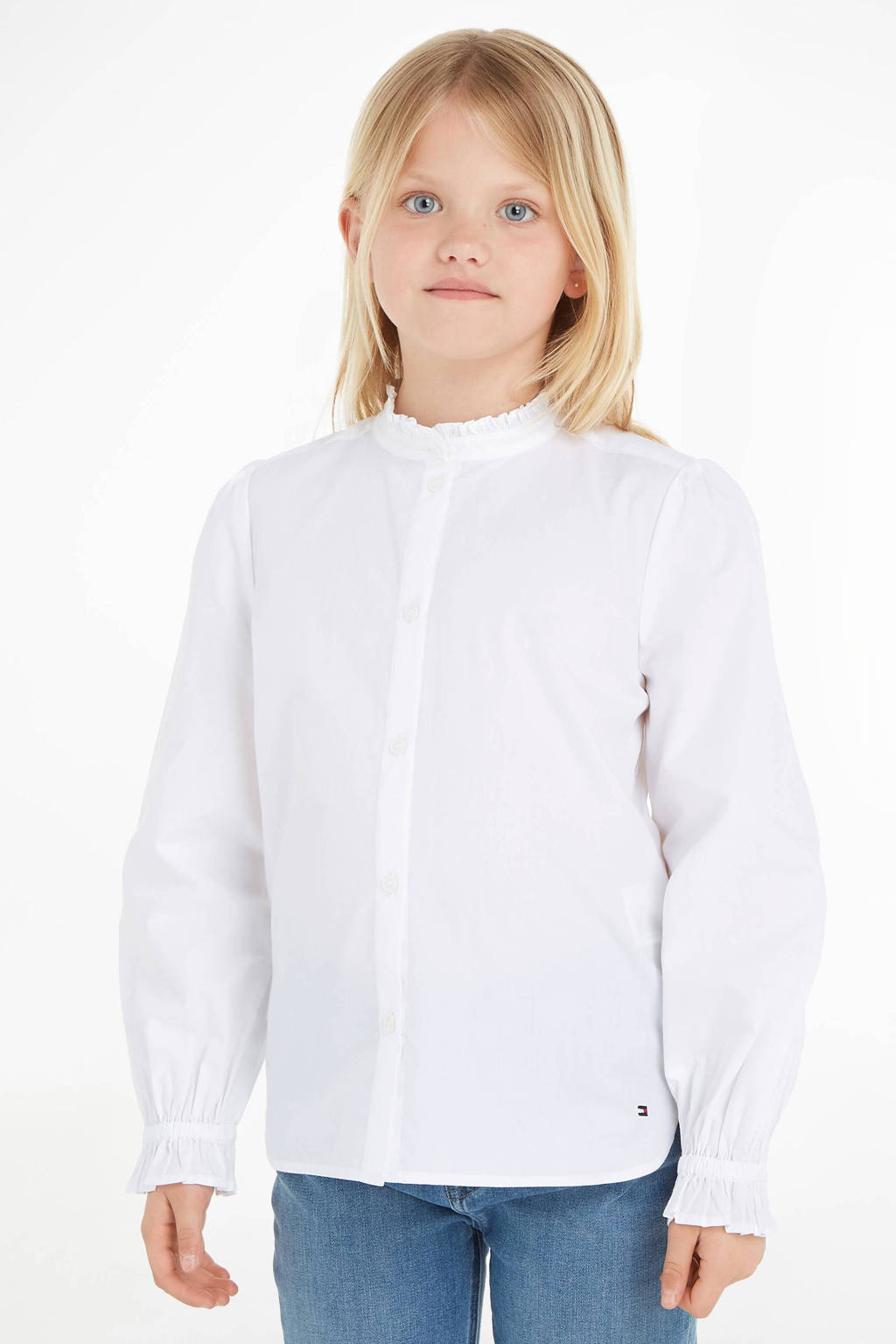 Tommy Hilfiger blouse RUFFLE wit