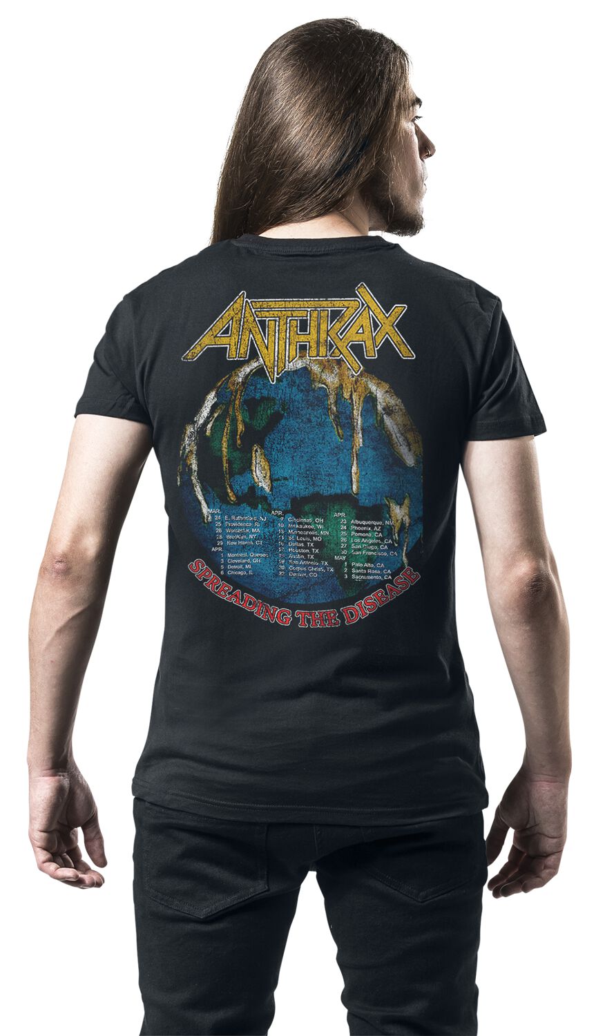 Spreading The Disease Vintage Tour | Anthrax T-Shirt Manches courtes
