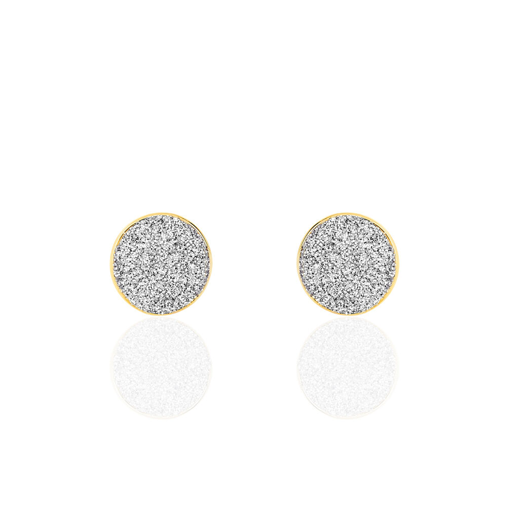 Boucles D'oreilles Puces Eryne Or Jaune