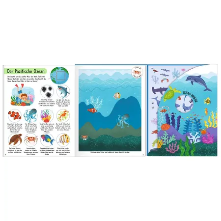 moses. Mein magisches Rubbelsticker-Buch Meerestiere
