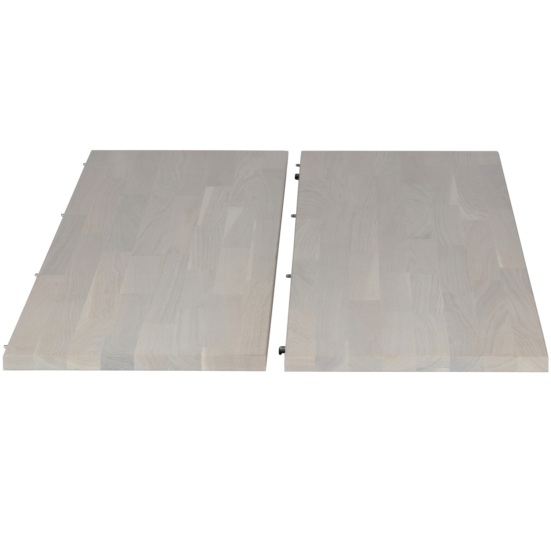 Esstisch LANGE JAN 120 x 120 (160-200) cm Eiche Sydney-Weiß