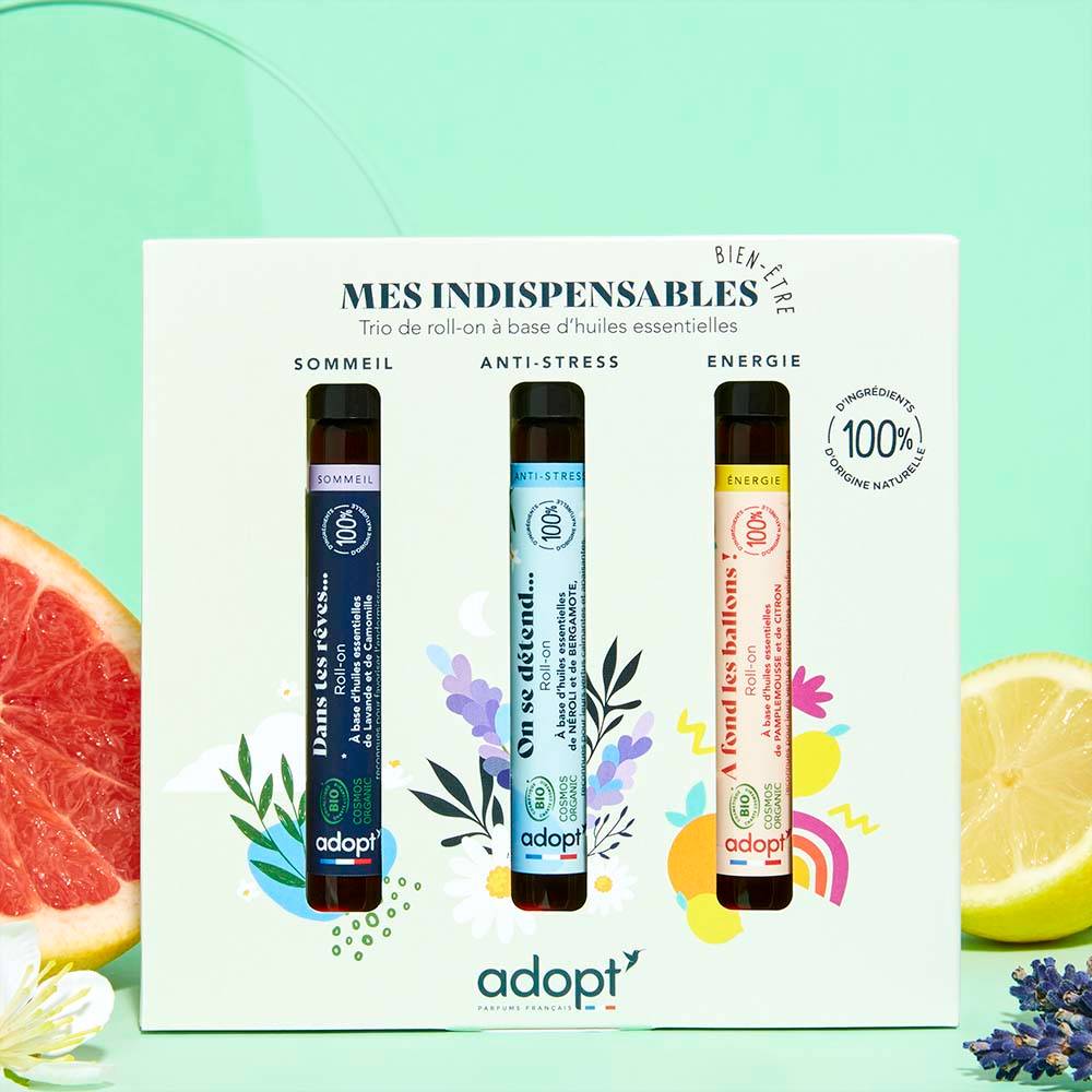 Trio roll-on Coffret Roll on Dans tes rêves + Roll on On se détend + Roll on A fond les ballons