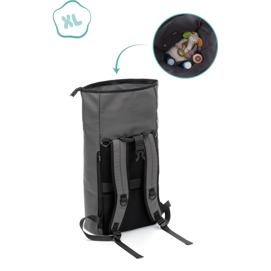 Fillikid Wickelrucksack Oslo grau