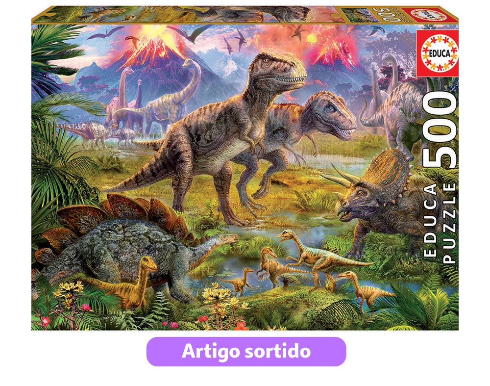 PUZZLES EDUCA 500 PEÇAS MODELOS SORTIDOS