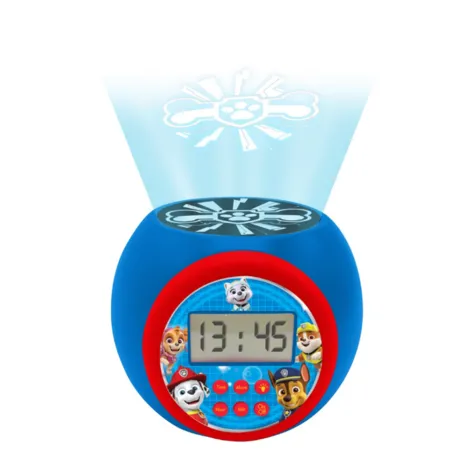 Waiky Paw Patrol Projektorwecker mit Schlummerfunktion und Weckfunktion