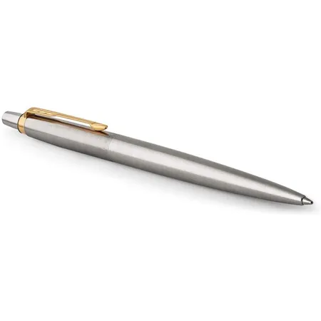 ParkerJotter-Gelschreiber Edelstahl mit Goldzierteilen, 0,7 mm in Geschenkbox
