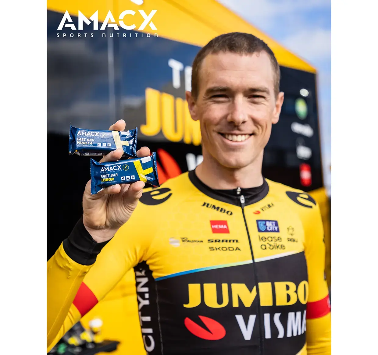 Amacx Energy Oat Sportrepen Lemon 12 stuks