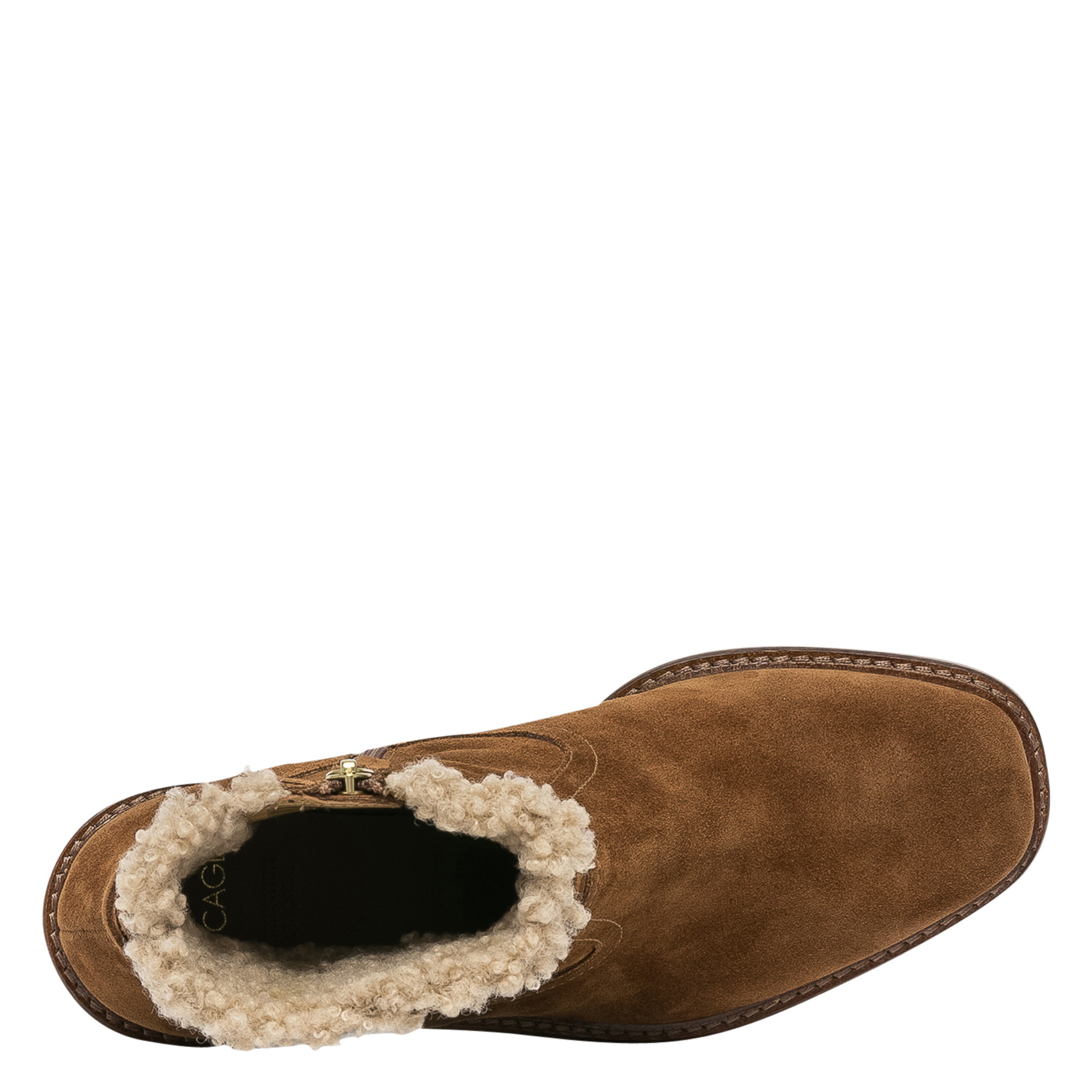 TALIA - Boots en cuir velours | Marron
