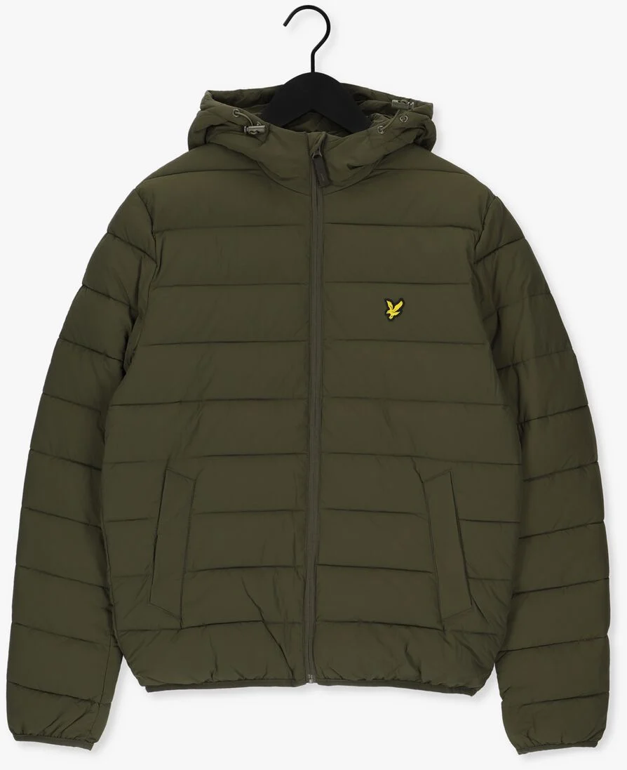 LYLE & SCOTT groene lyle & scott gewatteerde jas lightweight puffer jacket