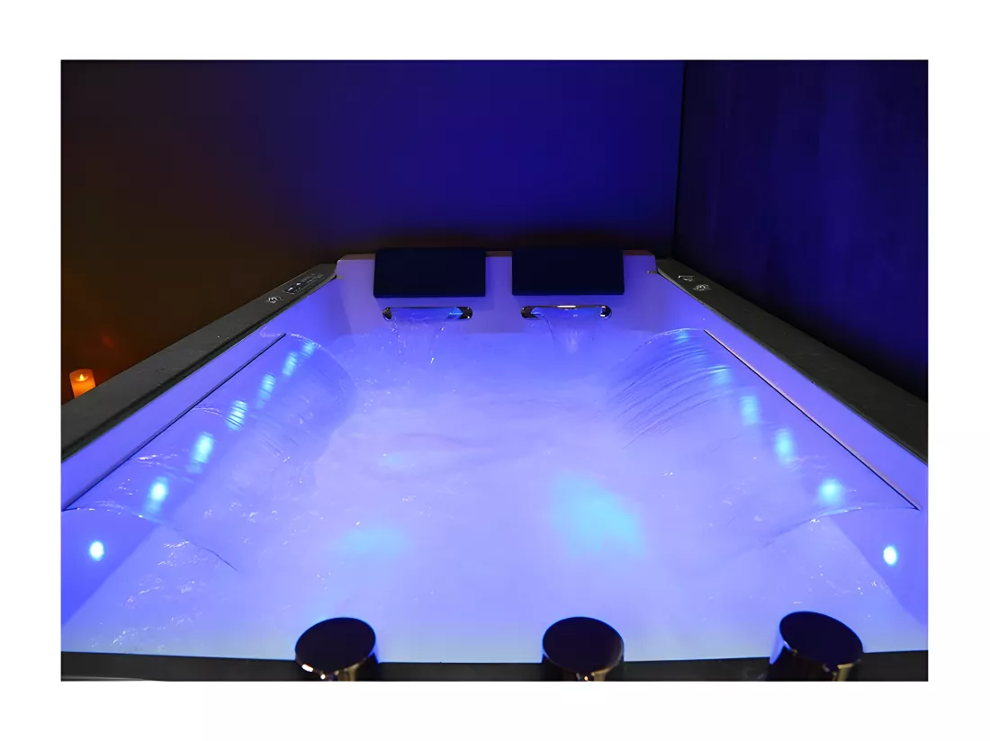 BAIGNOIRE BALNEO LORD DUO 2 PLACES ARCHIPEL® 185X120 - DROITE