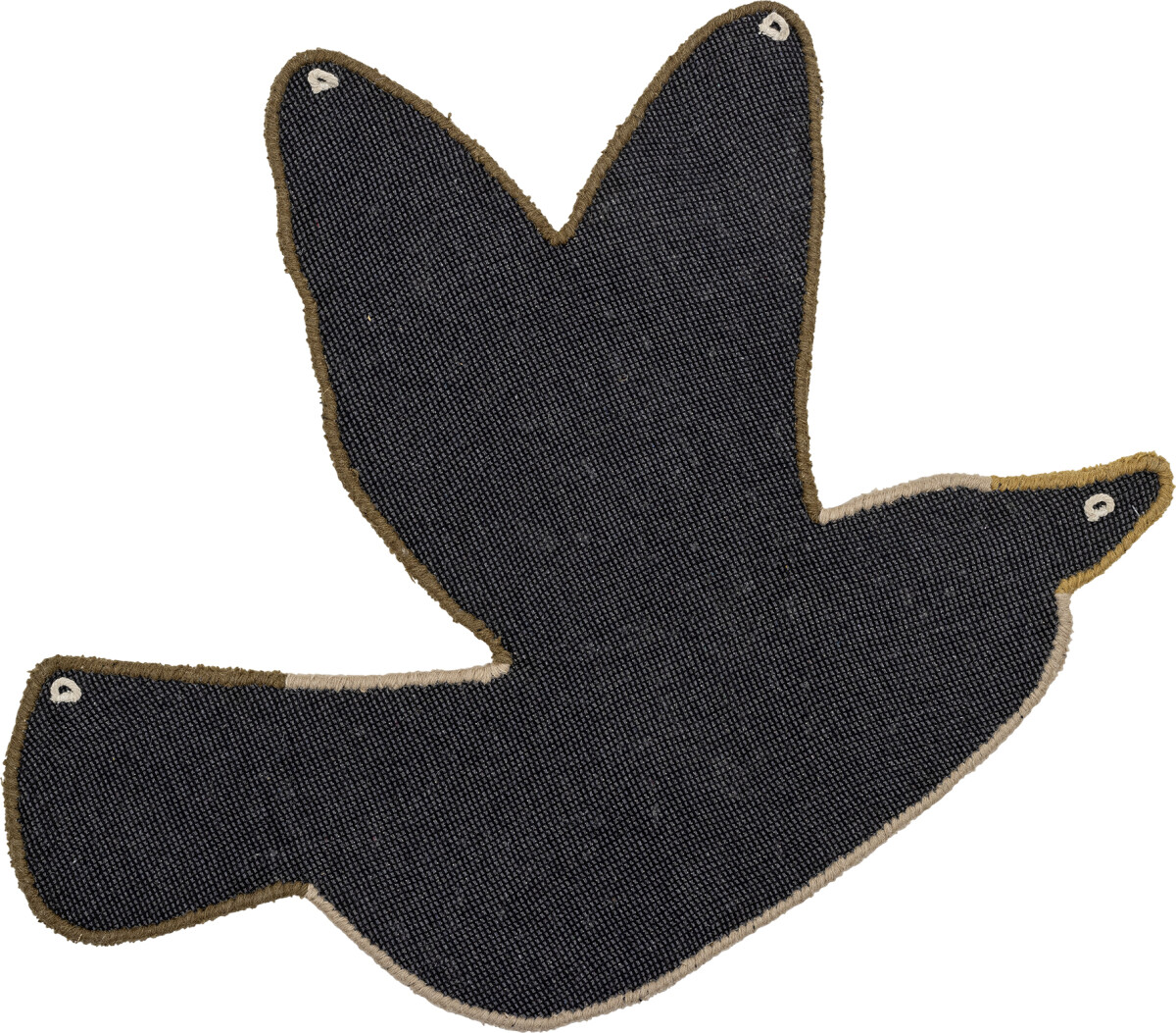 Bloomingville Mini - Blue Jay Tæppe Til Børn - Blå - Uld