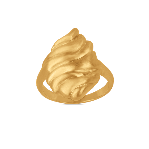 byBiehl Dunes Ring, Gold Plated, 54