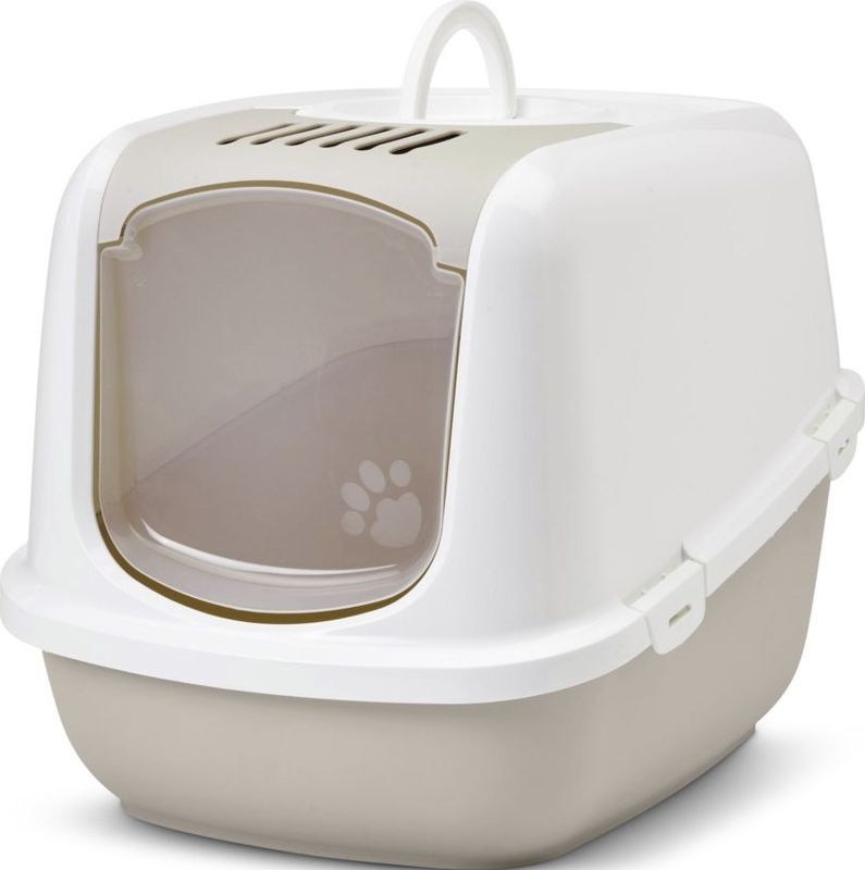 Savic - Nestor Jumbo XXL - Kattentoilet - Groot - Transparant Luik - Actief Koolfilter