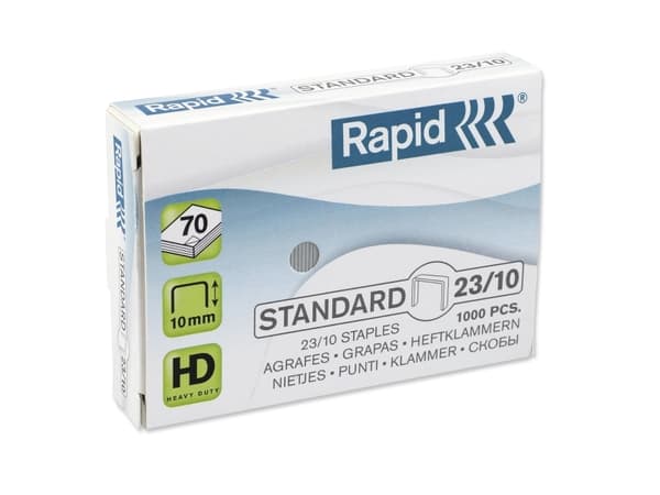 Hæfteklammer Rapid 23/10 standard (1000 stk.)