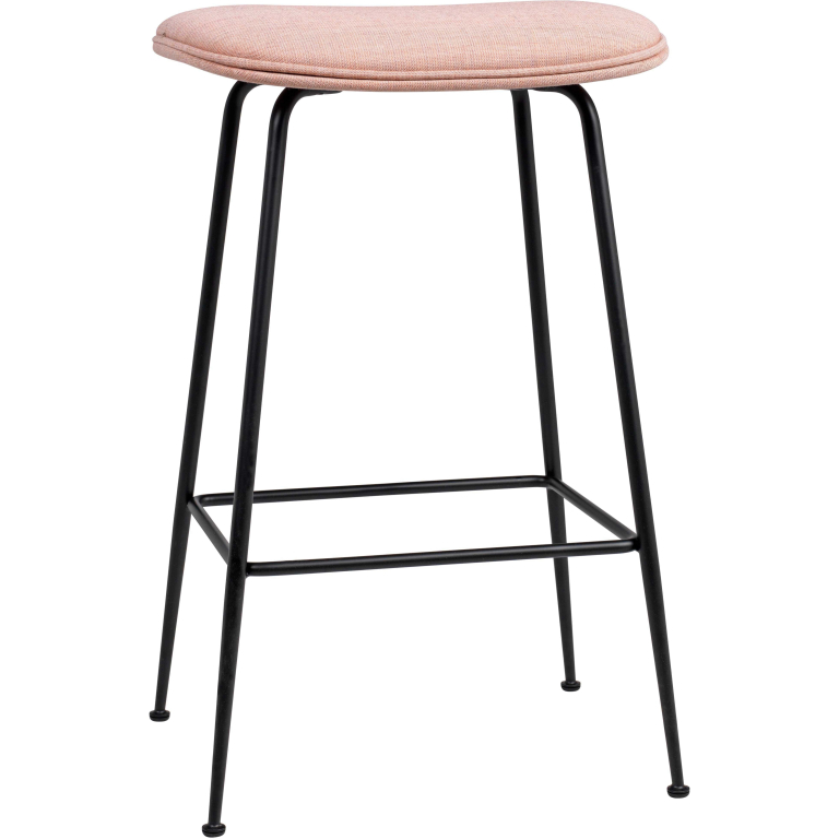 Gubi Beetle barkruk 65cm met zwart onderstel Canvas 614