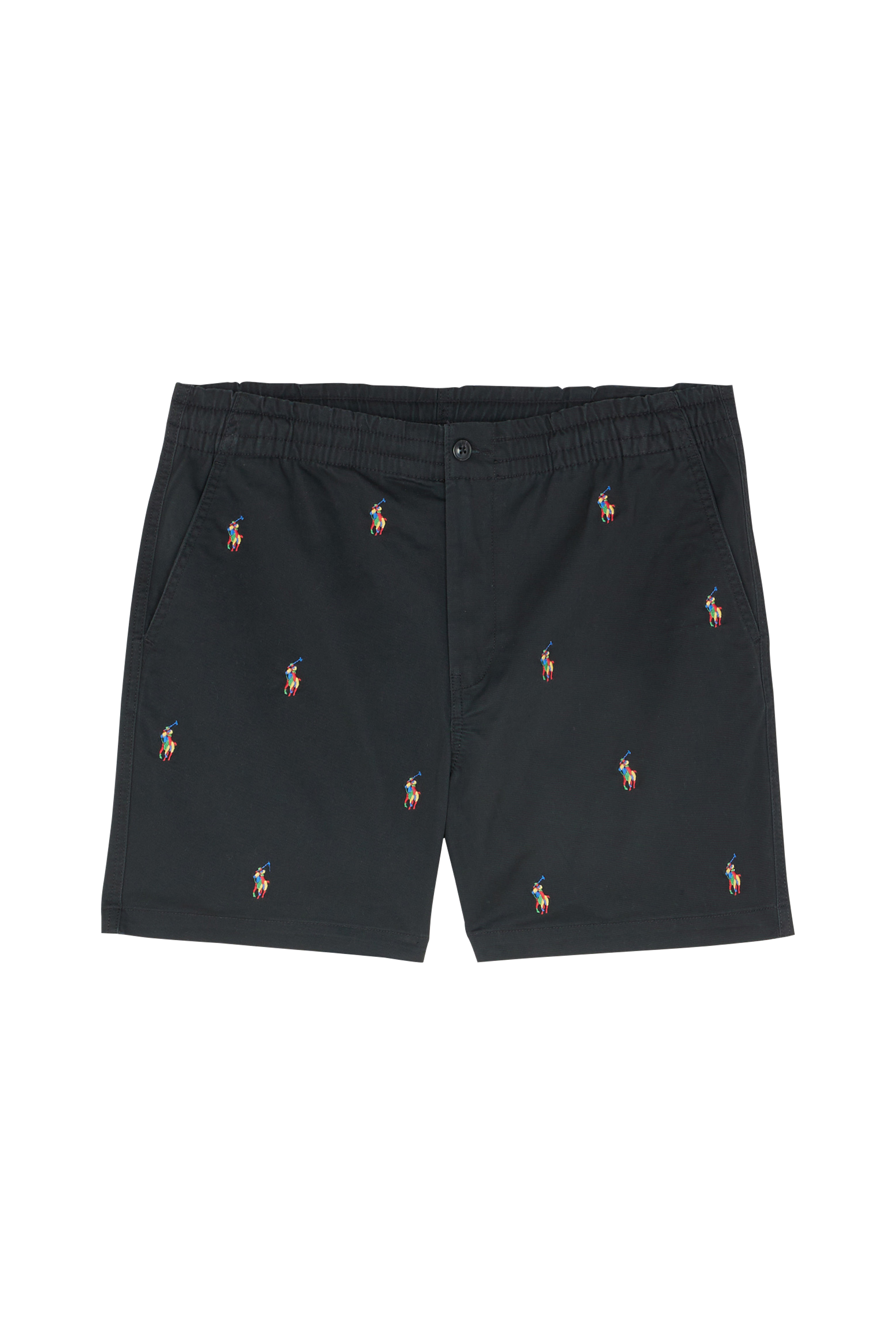 POLO RALPH LAUREN Short 32/1 STRETCH TWILL-CLASSIC FIT PREPSTER Noir