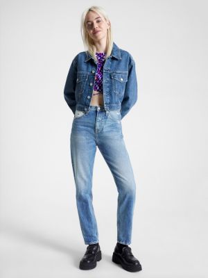Arquivo Izzie Calça Jeans Slim de Cintura Alta