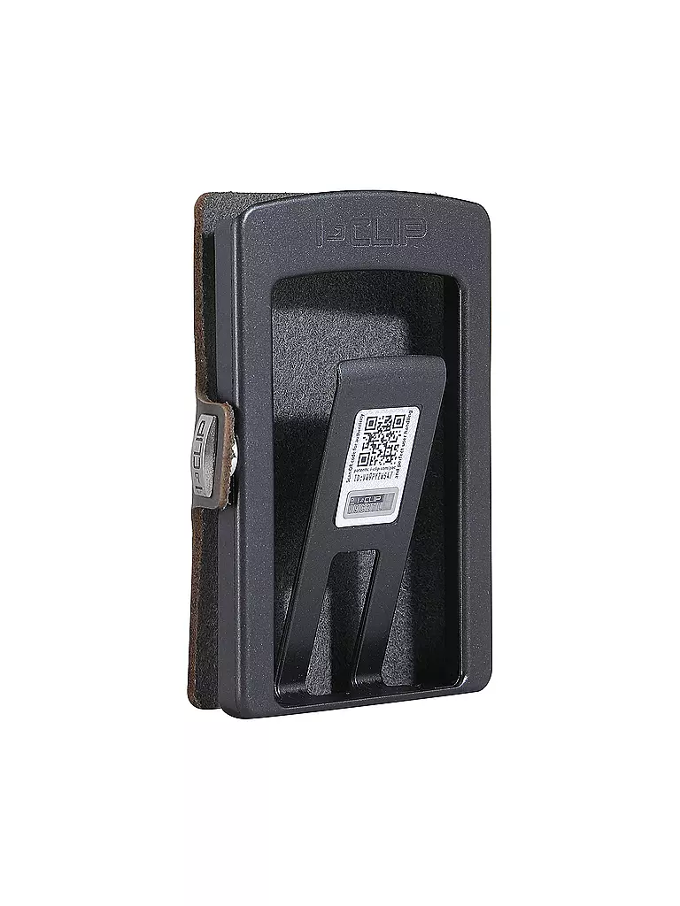 I-CLIP Kartenetui SOFT TOUCH grau