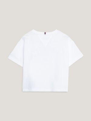 Camiseta com logo e modelagem relaxada