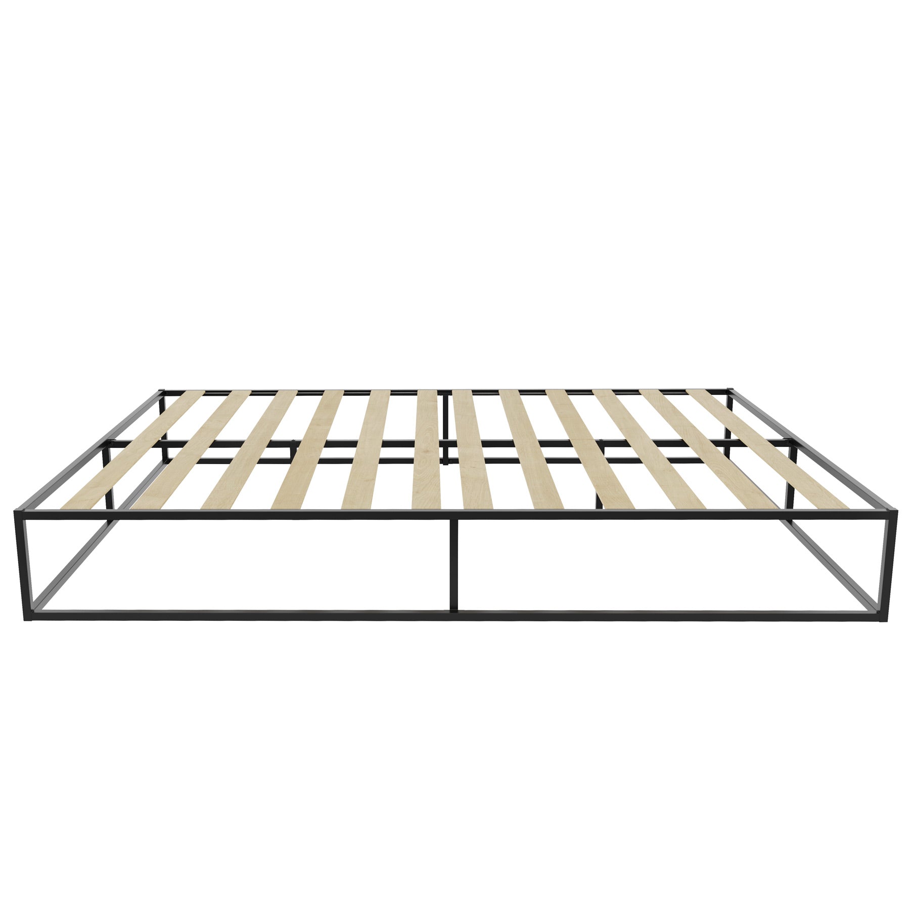 tectakeÂ® Metalen bedframe Kyoto met lattenbodem, 250 kg - Zwart