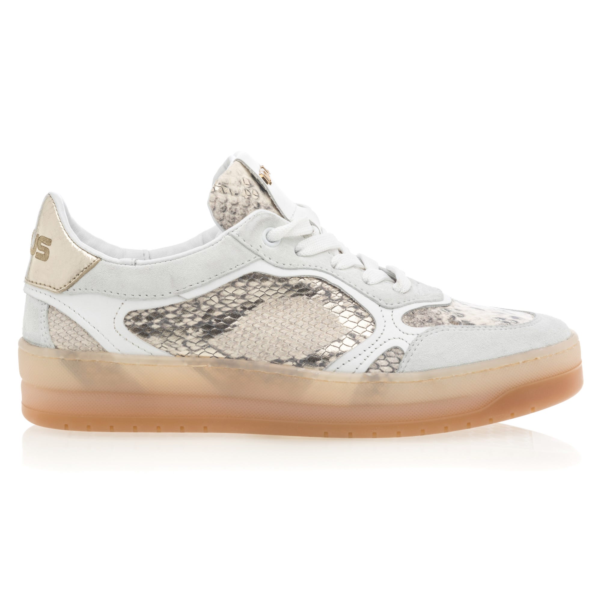 Baskets basses Femme en cuir blanc