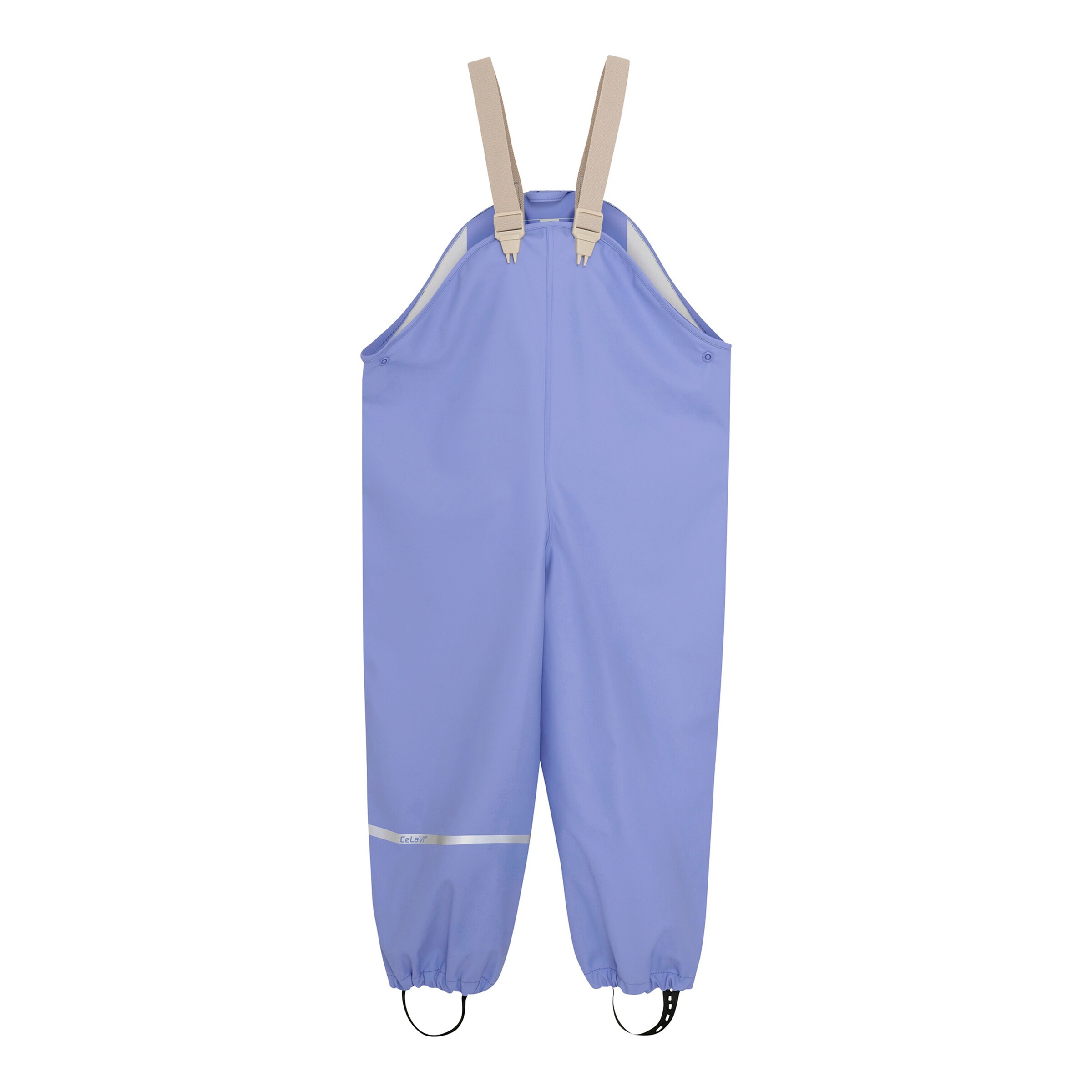 CeLaVi 2-tlg. Set Regenjacke und Regenhose Blumen beige/blau