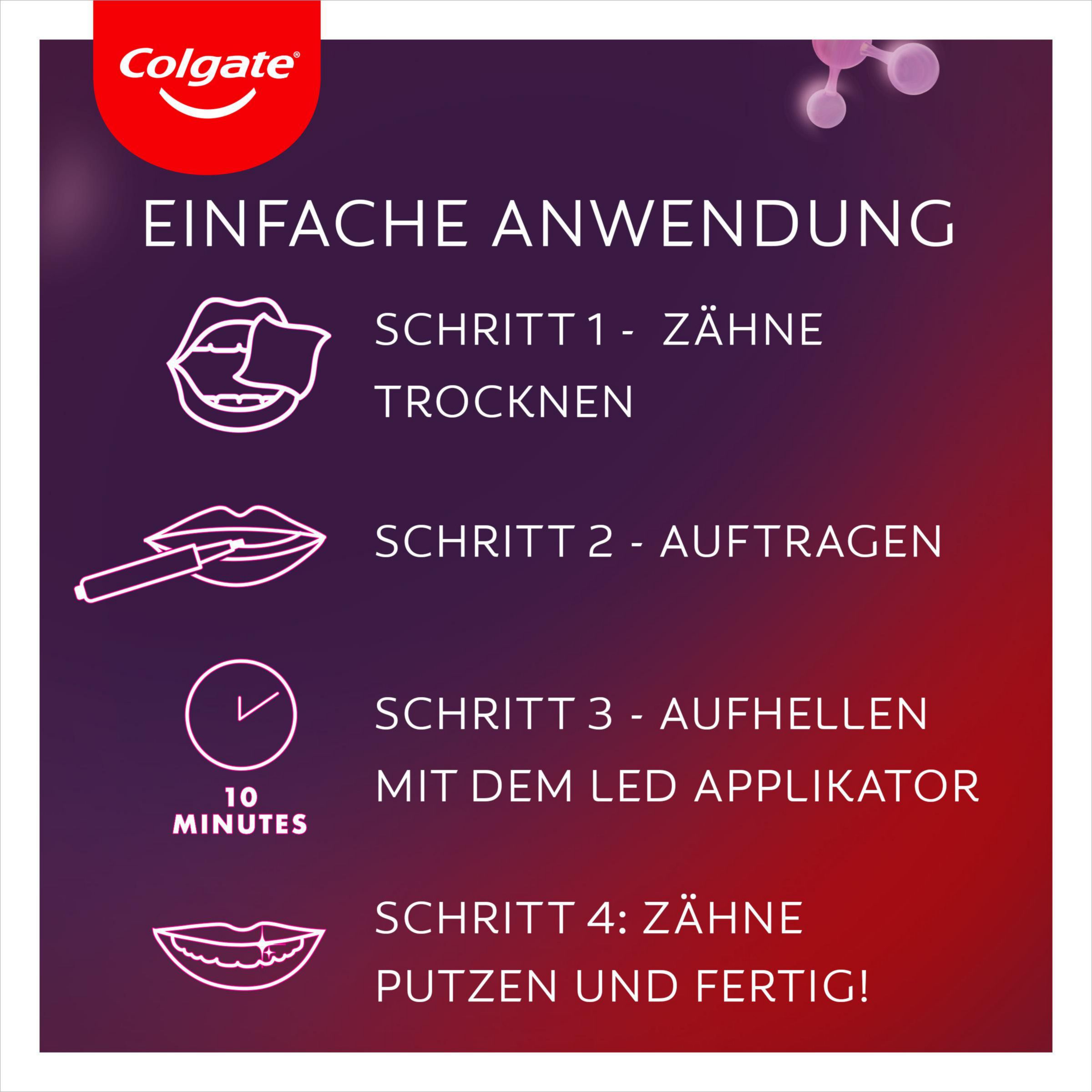 Colgate® Max White Ultimate LED-Whitening-Kit mit KomfortFit-Adapter