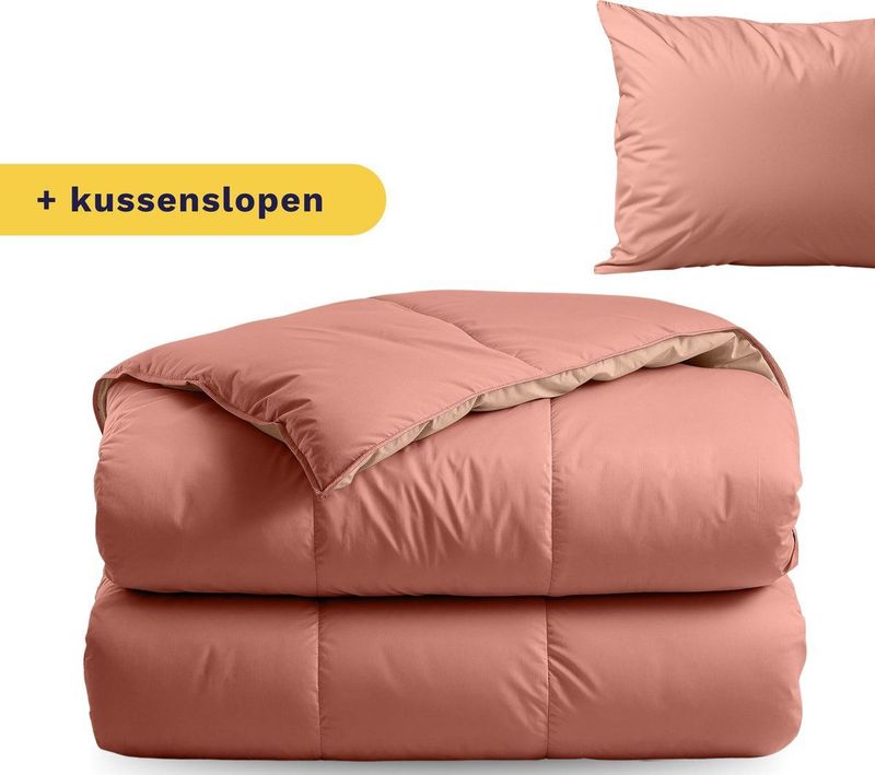 Dekbed - Wit - Katoen - 200x200 cm