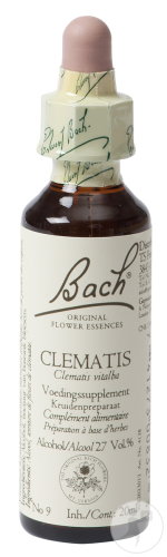 Fleurs De Bach Remedie 09 Clematis/Clématite 20ml