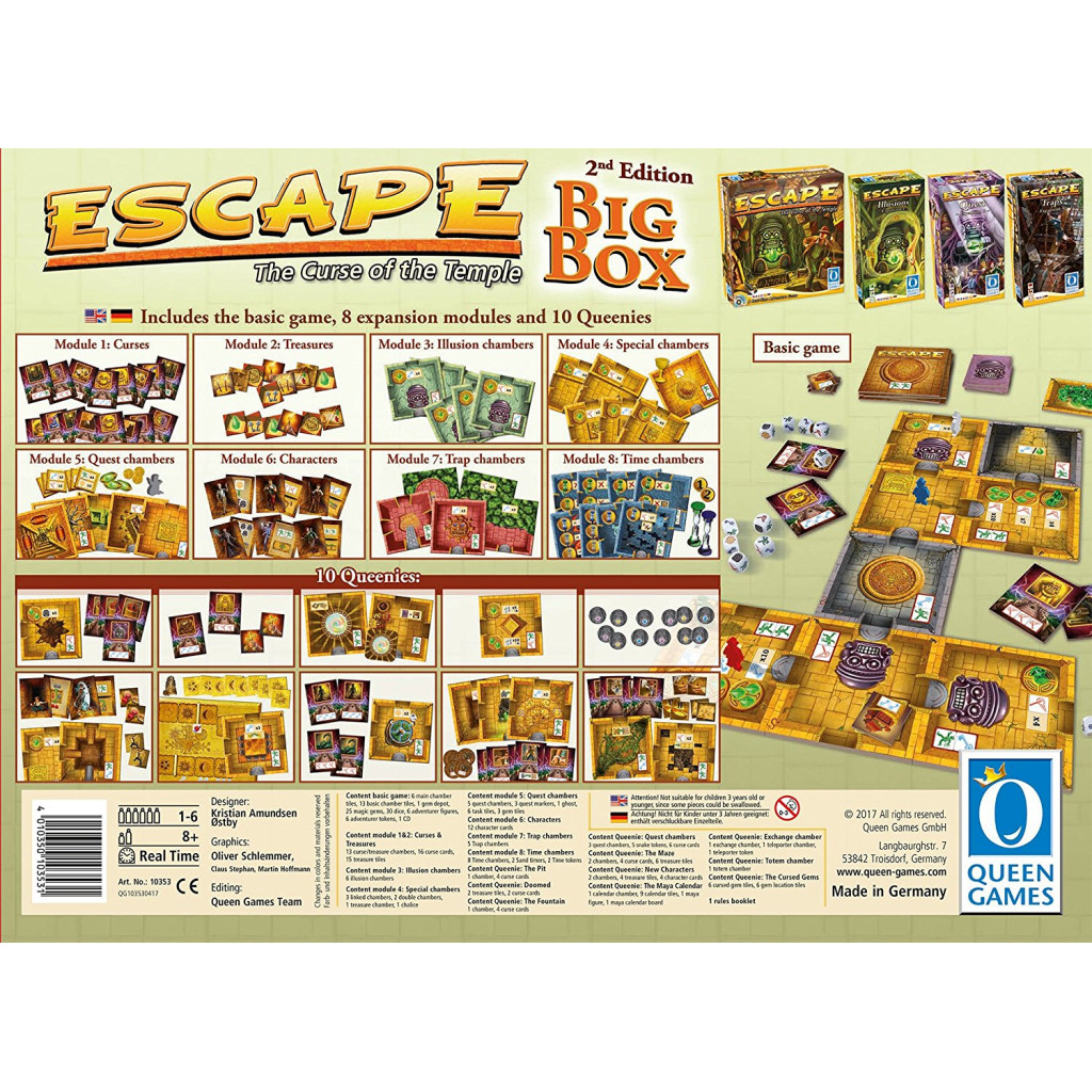 Escape : The Curse of the Temple - Big Box 2nd Edition