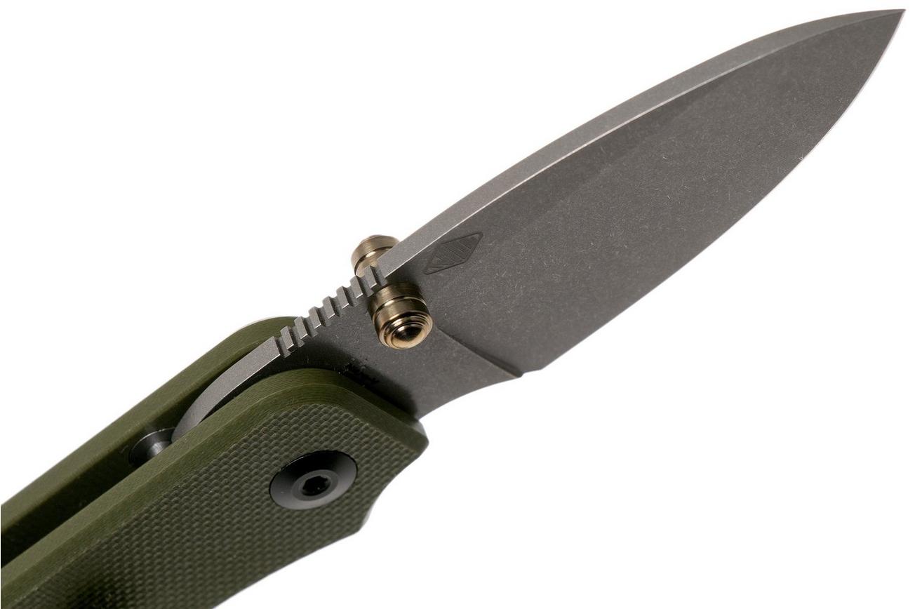 Civivi Baby Banter C19068S-5 Green G10, Stonewashed zakmes, Ben Petersen design