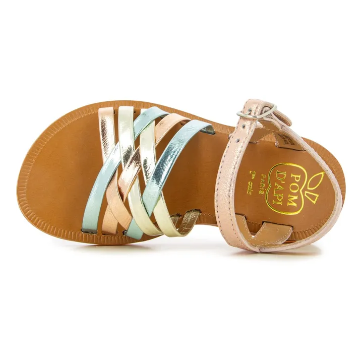 Pom d'Api Sandales Plagette Lux | Nude